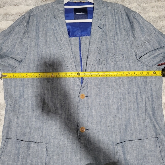 Tommy bahama Gray Blazer with Elbow Patches - Picture 12 of 14